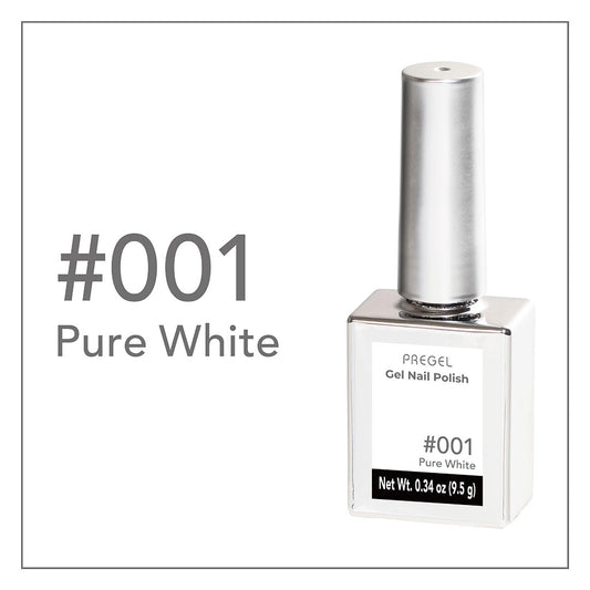 Pregel Color Series Gel Nail Polish Pure White #001