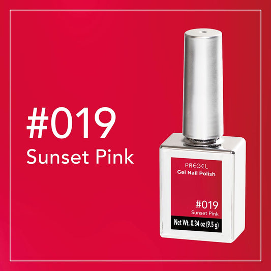 Pregel Gel Polish Sunset Pink #019