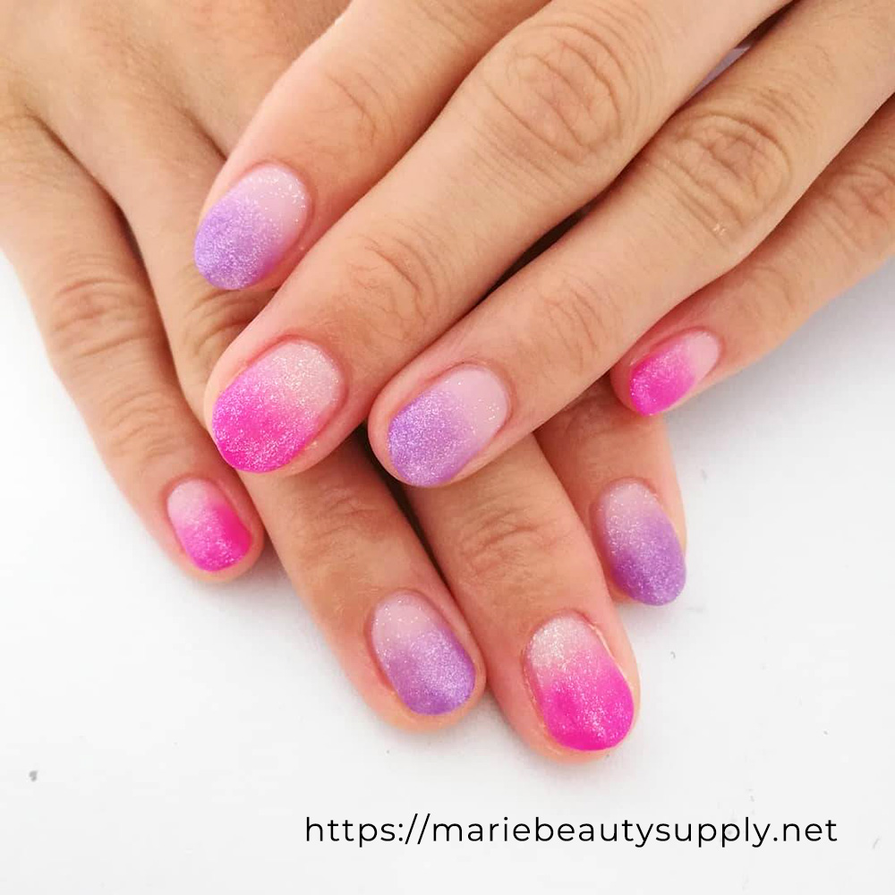 Simple yet Glamorous with Glitter Gel. Nail Art Gallery by MARIE BEAUTY SUPPLY.