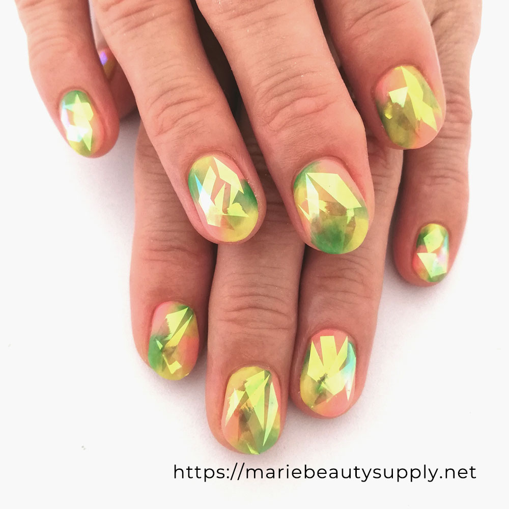 Unique Aurora Ornate Nails. Nail Art Gallery by MARIE BEAUTY SUPPLY.