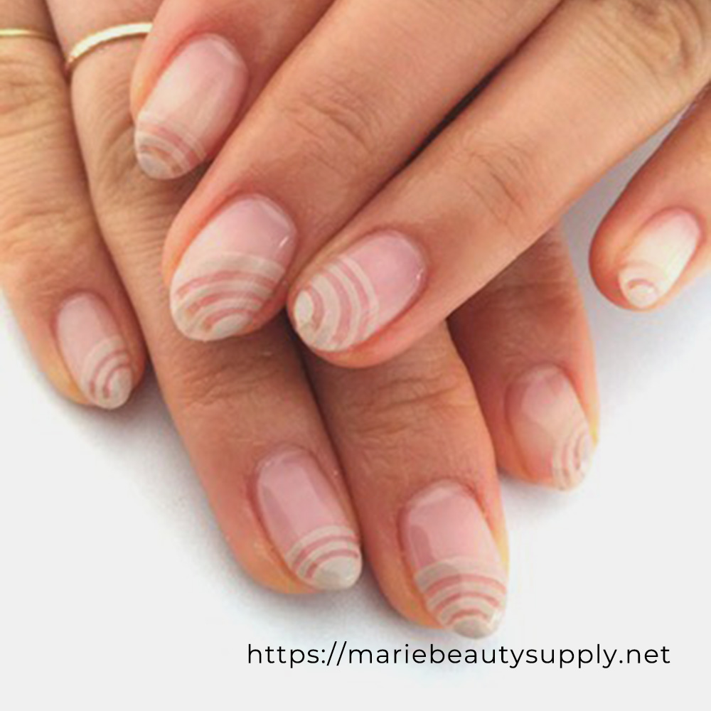Simple line nail design with clear base and greige color. The arched shape gives this a soft finish. PREGEL muse M098 PREGEL Rexia-A 6W LED Light PREGEL Top Shine 15g PREGEL SPIRIT Art Brush TAKESHI Eagle SP-ABR-EG Tag: #nails#nailist#nailtools#marienails#simplenail#casual#line#california#coolnails#naildesign#nailart#beauty#popular#nailtrend#nailsmagazine#beautysupply#easy#nailfashion#studs#newnail#nailpro#nailsdid#nailclub#nailswag#notd#nailstaglam#naillover#nailist#trendnail Use this item. You can buy it here! [products per_page="8" ids=""][su_permalink id="" class="more-link"]more »[/su_permalink]