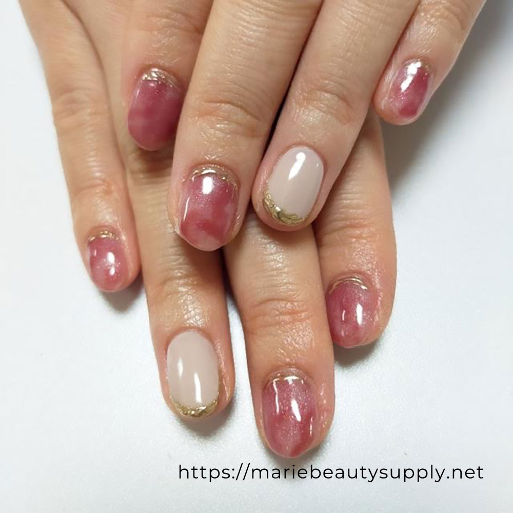 Gorgeous Pink Nuance Nails.